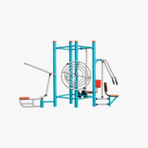 5 Station outdoor gym equipment