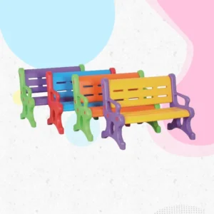 play school plastic bench