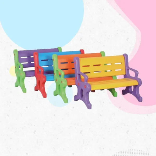 play school plastic bench