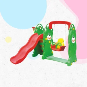 bear swing with slide