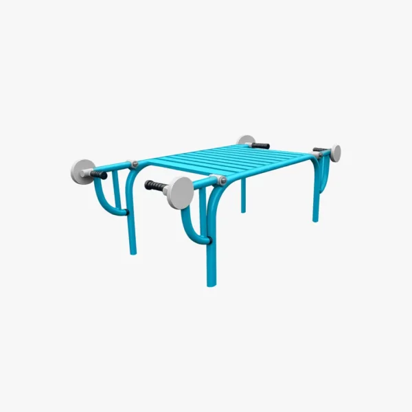 Bench With Fixed Dumbbells Outdoor Bench with Fixed Dumbbells