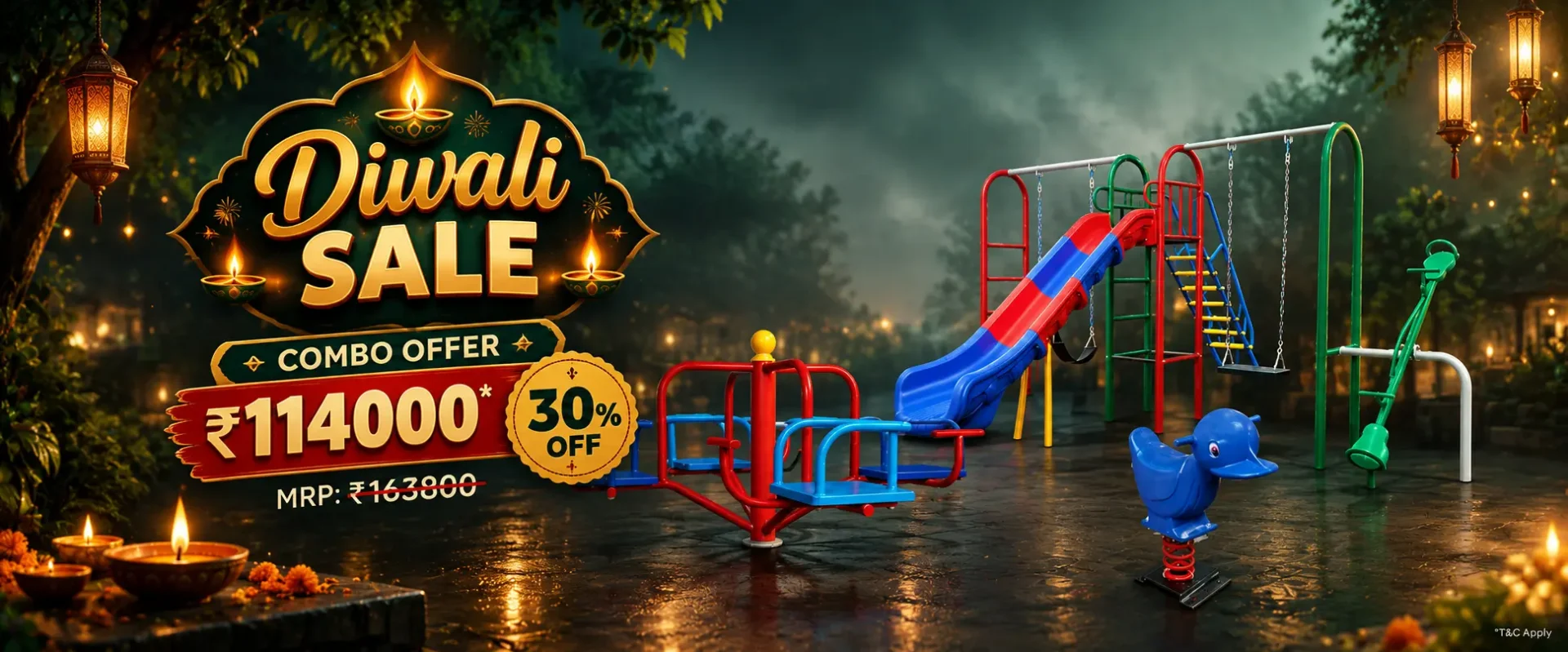 Diwali Playground Combo Sale diwali offer